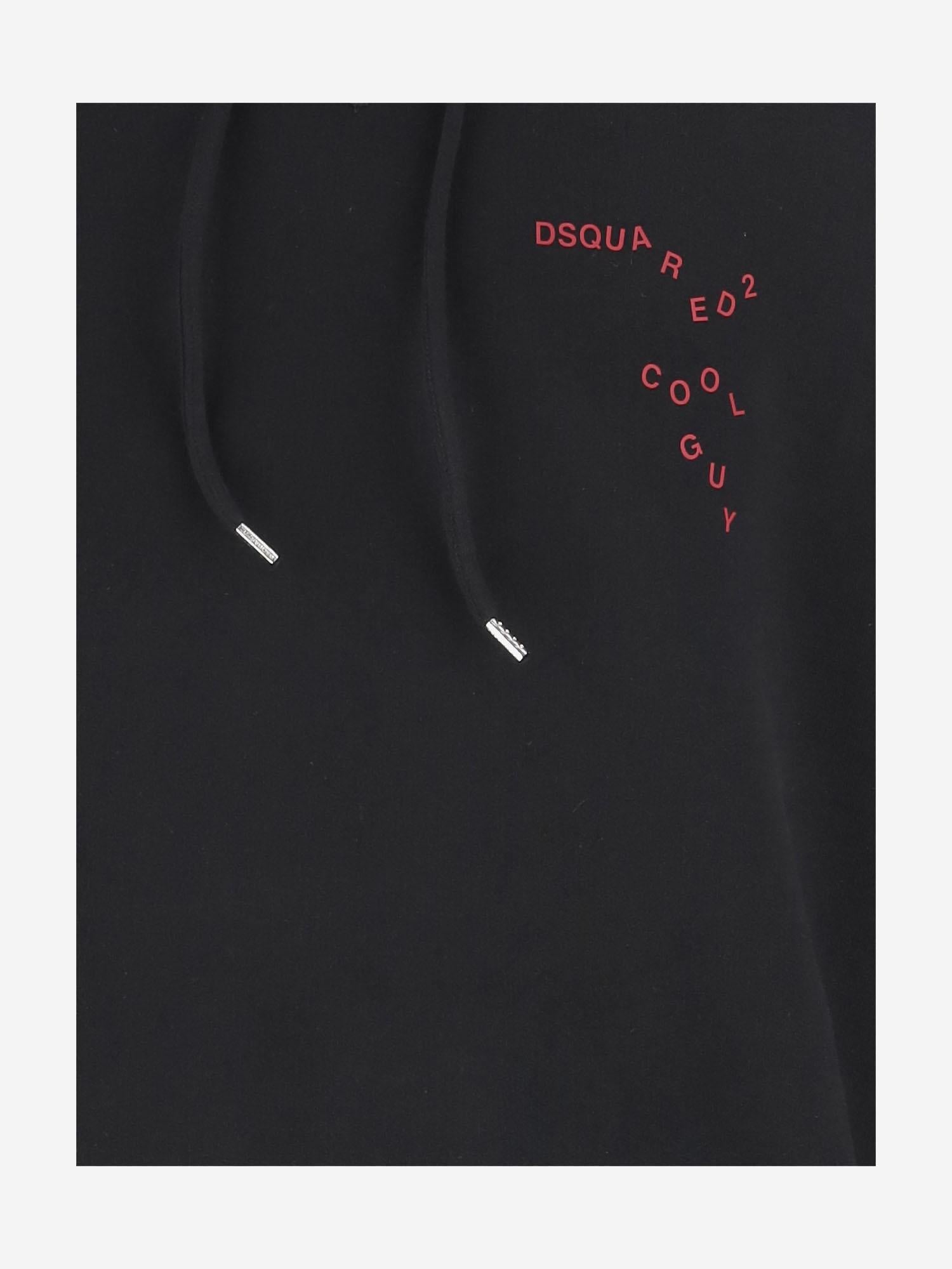 FELPA IN COTONE CON LOGO S74GU0888 S25516900 DSQUARED2 