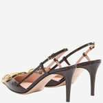 DÉCOLLETÉ SLINGBACK VLOGO SIGNATURE IN VITELLO STAMPATO 8W2S0R01 LURREL VALENTINO GARAVANI 