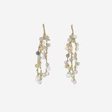 Orecchini con cristalli FMULTICOLOR GOLD MELA 