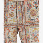 SHORTS IN NYLON CON STAMPA ORNAMENTALE 80OAD334 CQDP3R85 JUST CAVALLI 