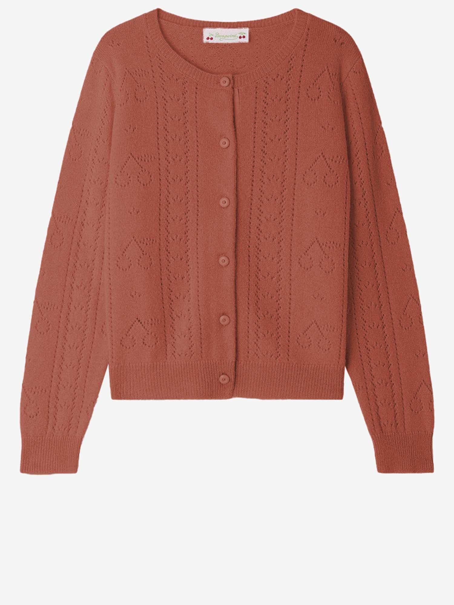 CARDIGAN JOSIANE IN CASHMERE W05GCAK00034 037B BONPOINT KIDS 