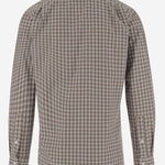 CAMICIA IN COTONE STRETCH CON MOTIVO QUADRI 710974534 004 POLO RALPH LAUREN 