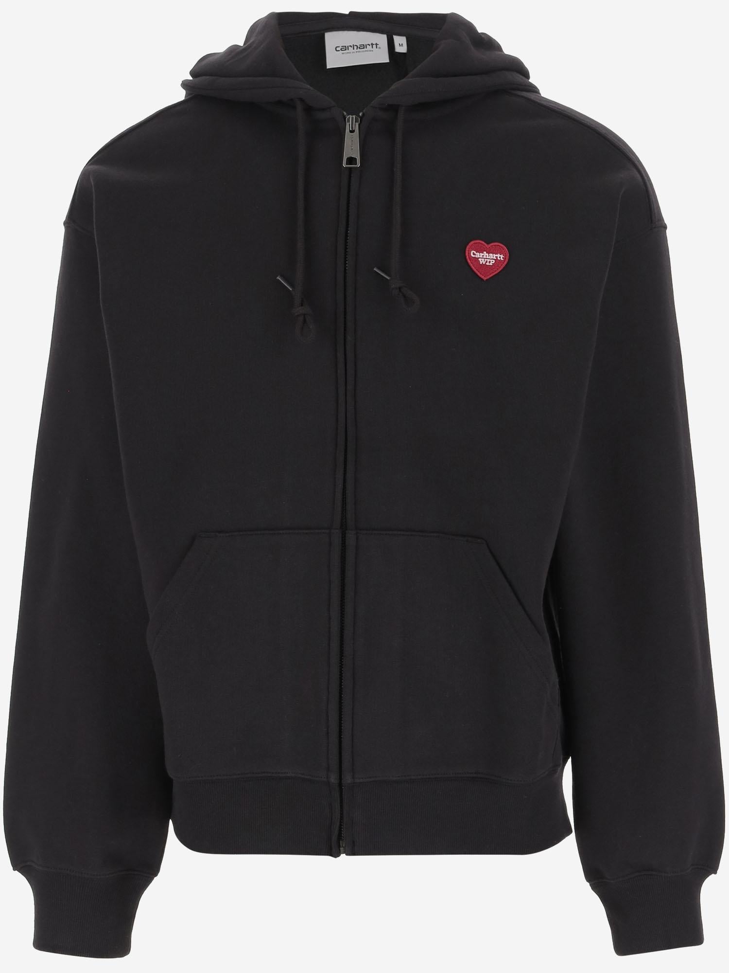 Felpa Heart II Hartt in cotone con logo I035176 89XX CARHARTT WIP 