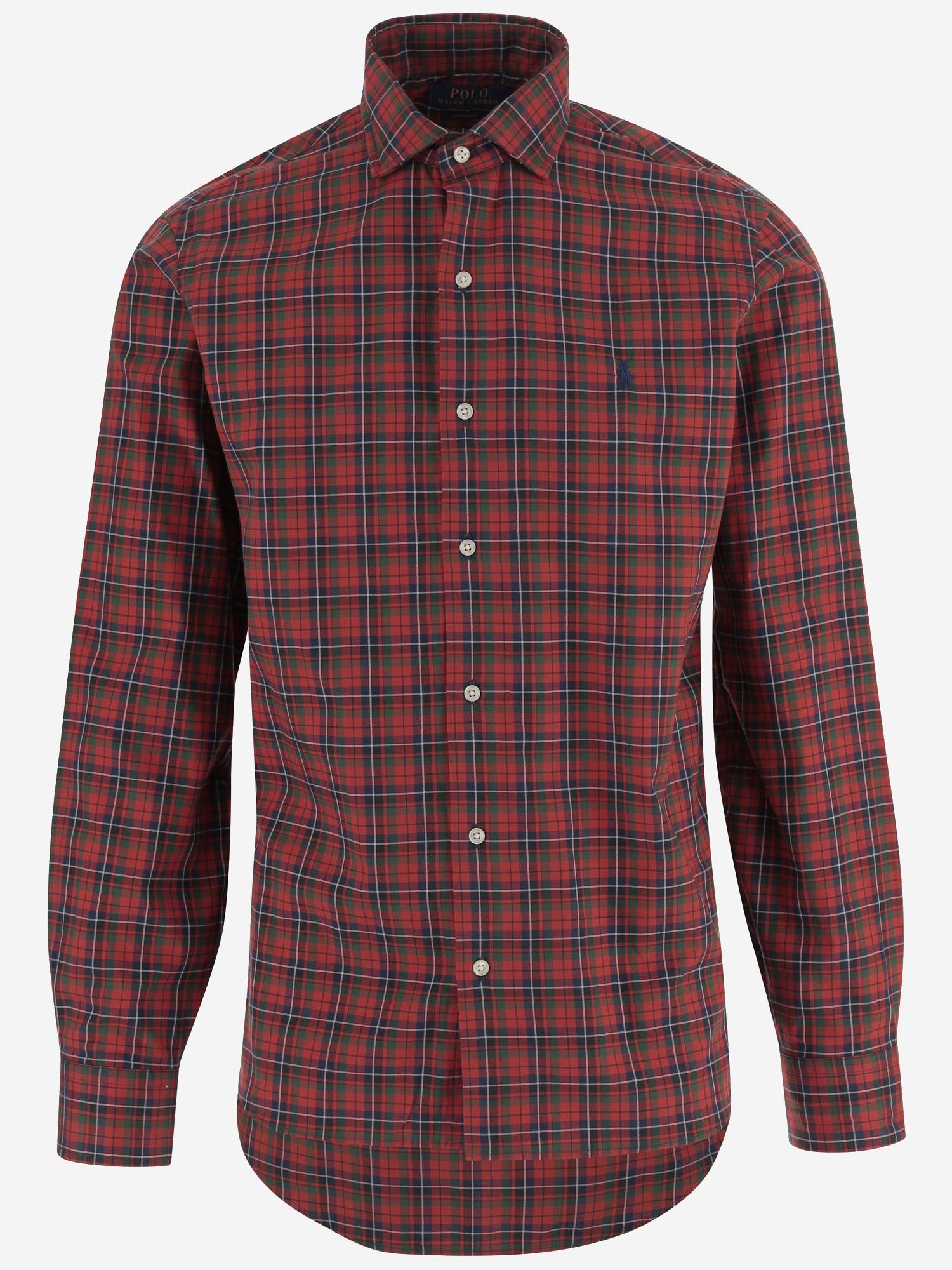 CAMICIA IN COTONE CON MOTIVO CHECK 710P01445 001 POLO RALPH LAUREN 