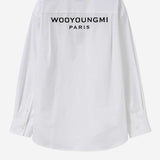 CAMICIA IN COTONE CON LOGO W261SH07 811W WOOYOUNGMI 