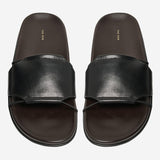 SANDALI VIVIENNE SLIDE IN PELLE F1792SN65 BLK THE ROW 