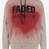 FELPA FADED GEN IN COTONE CON STAMPA B0030576 FA583P585 44 LABEL GROUP 