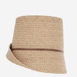 CAPPELLO IN RAFIA CON LOGO 5HC503 2IIFF062F MIU MIU 