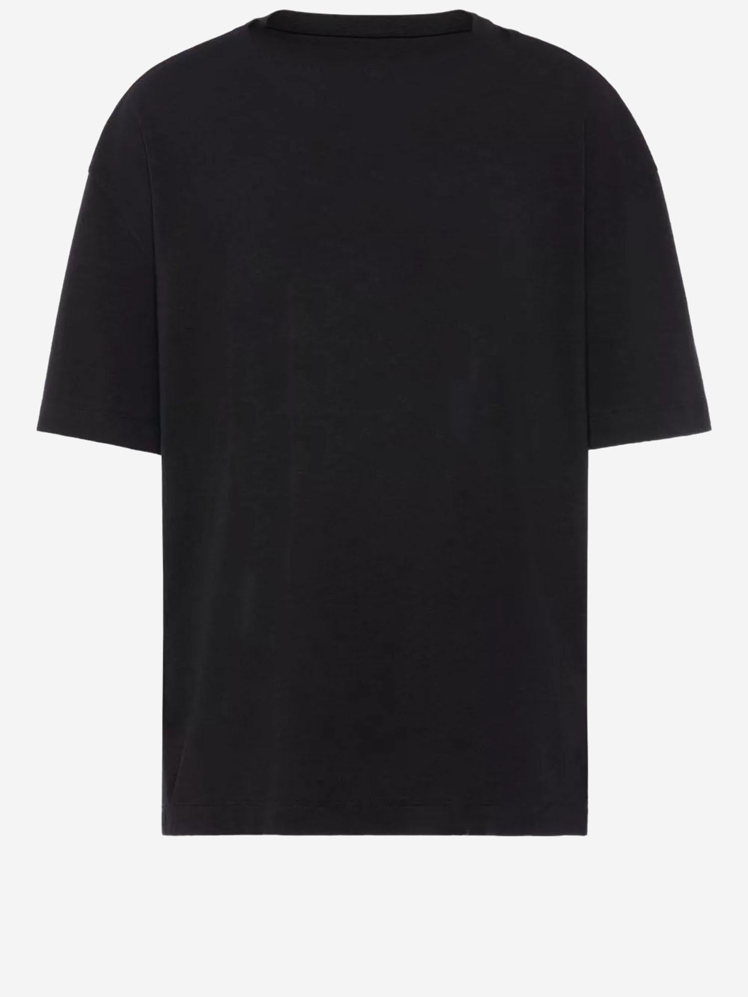 T-SHIRT IN COTONE CON LOGO S50GC0730 M20164861 MAISON MARGIELA 