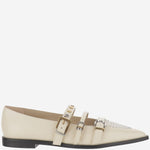 SCARPA A PUNTA CON FIBBIE IN PELLE SD0371 P001DY7 PINKO 