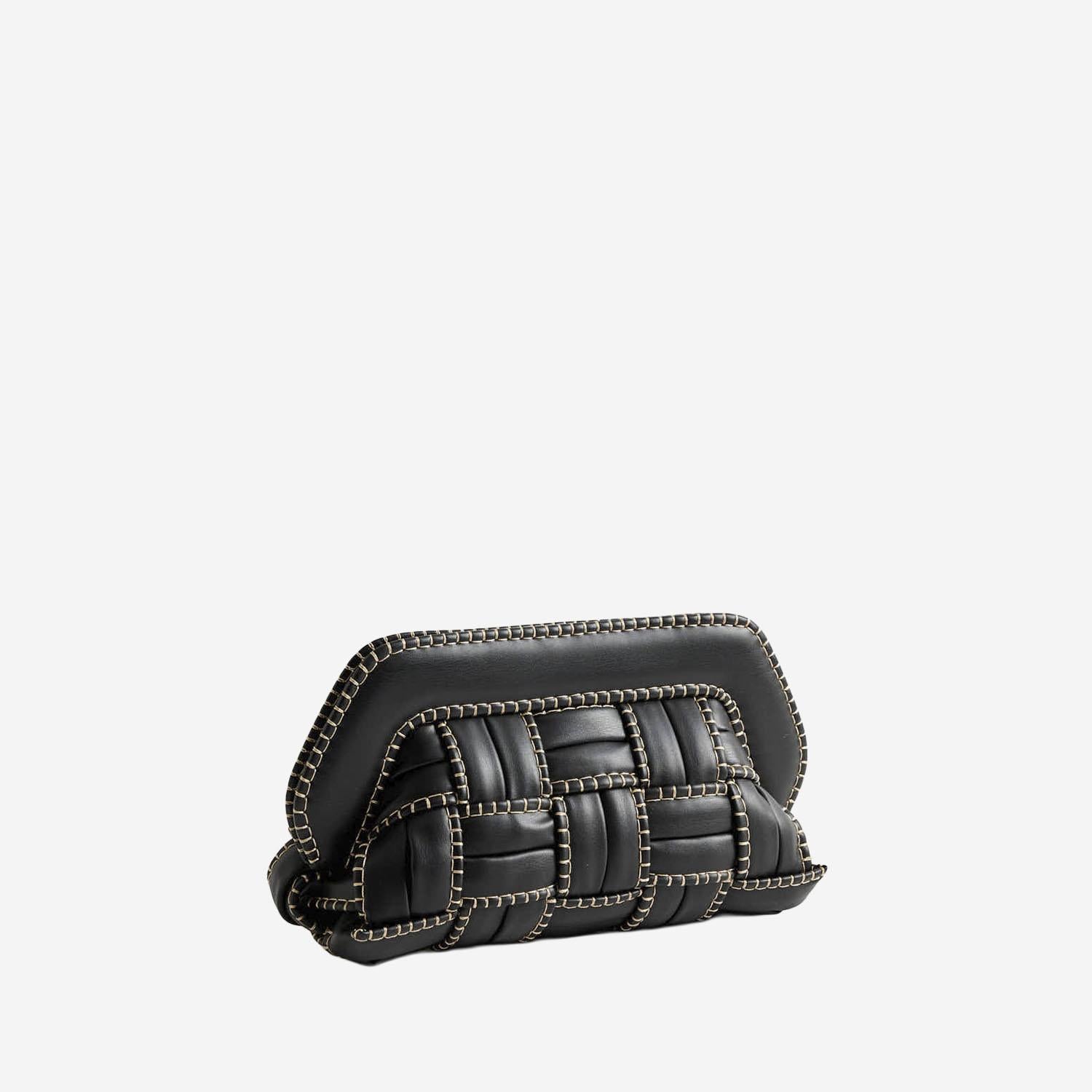 BORSA BIOS TRIM IN TESSUTO VEGANO TMFW25BINEM1 BLACK THE MOIRE 