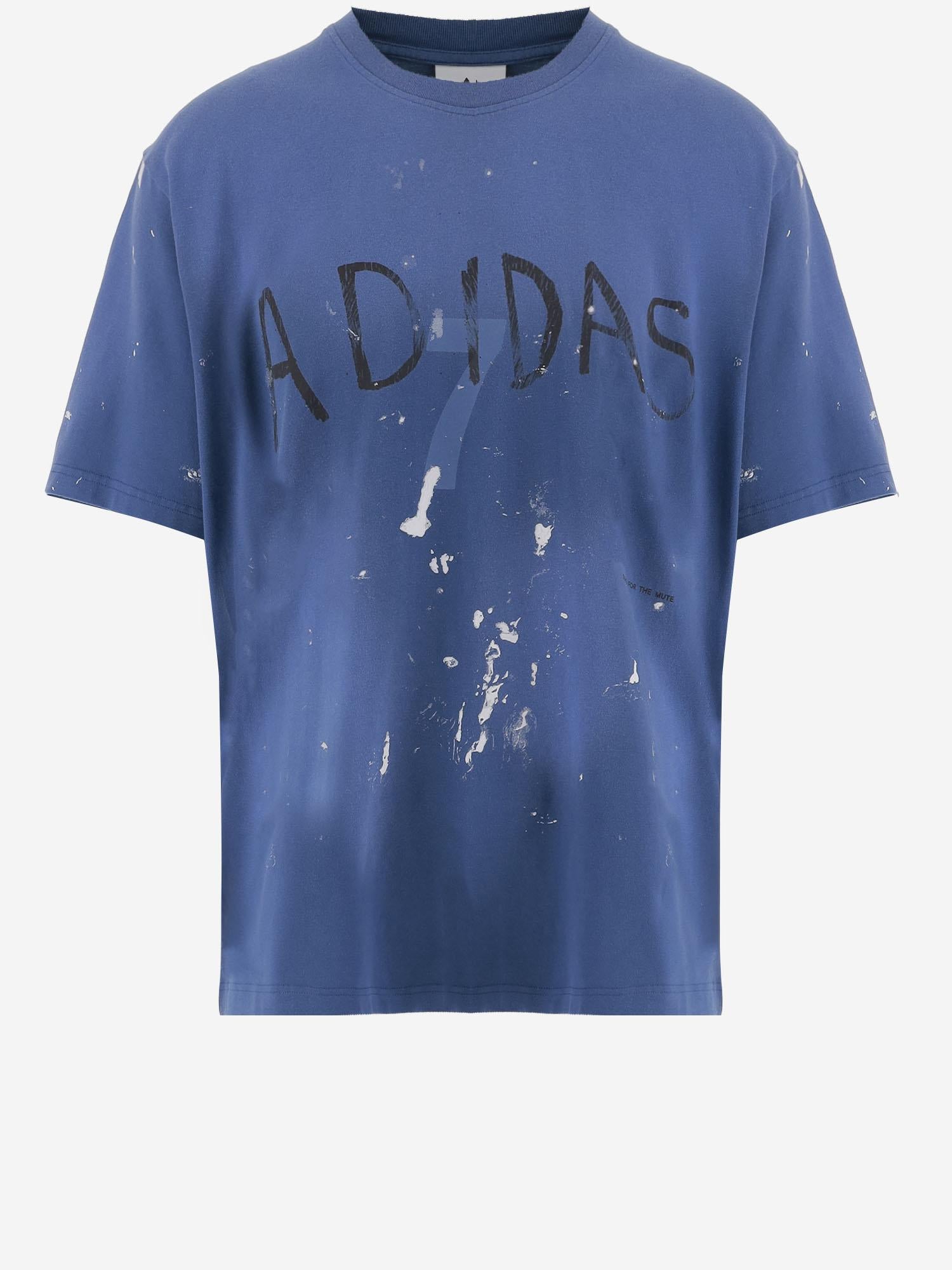 T-SHIRT SFTM007 IN COTONE CON LOGO KS1341 DUSKYPETROL ADIDAS X SONG FOR THE MUTE 