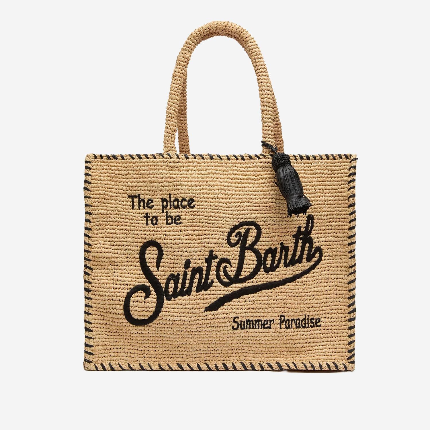 BORSA COLLETTE IN RAFIA COL0013 09045L MC2 SAINT BARTH 