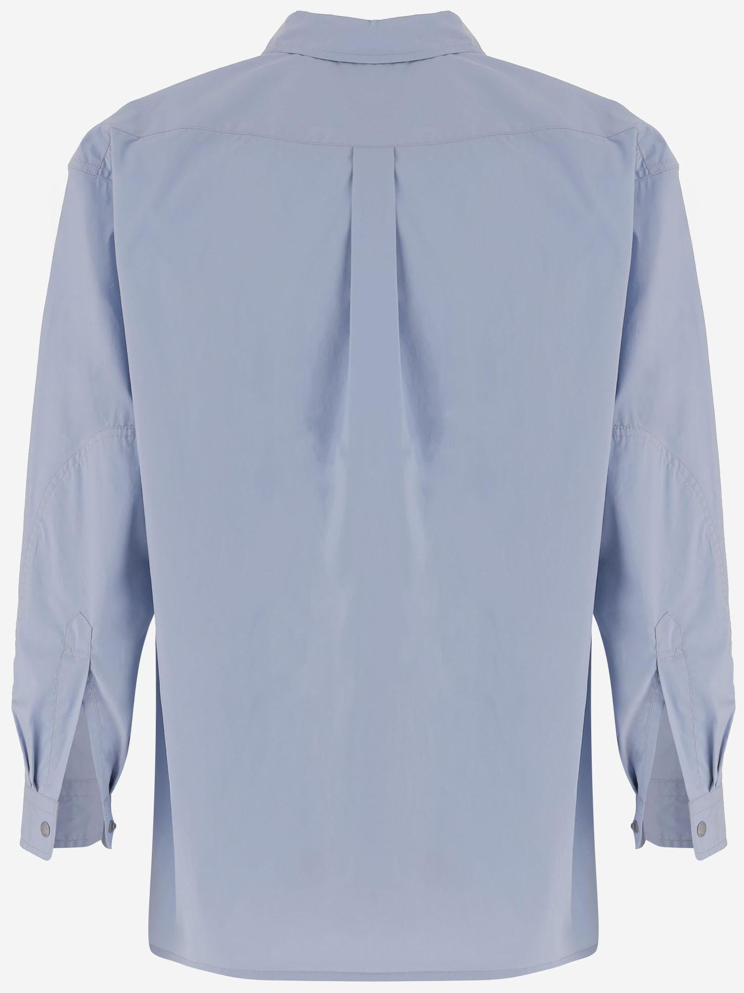 CAMICIA IN MISTO COTONE CON TASCHE MULTIPLE 5746183053 111 AND WANDER 