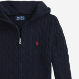 FELPA IN COTONE CON CAPPUCCIO 323951123 001 POLO RALPH LAUREN KIDS 