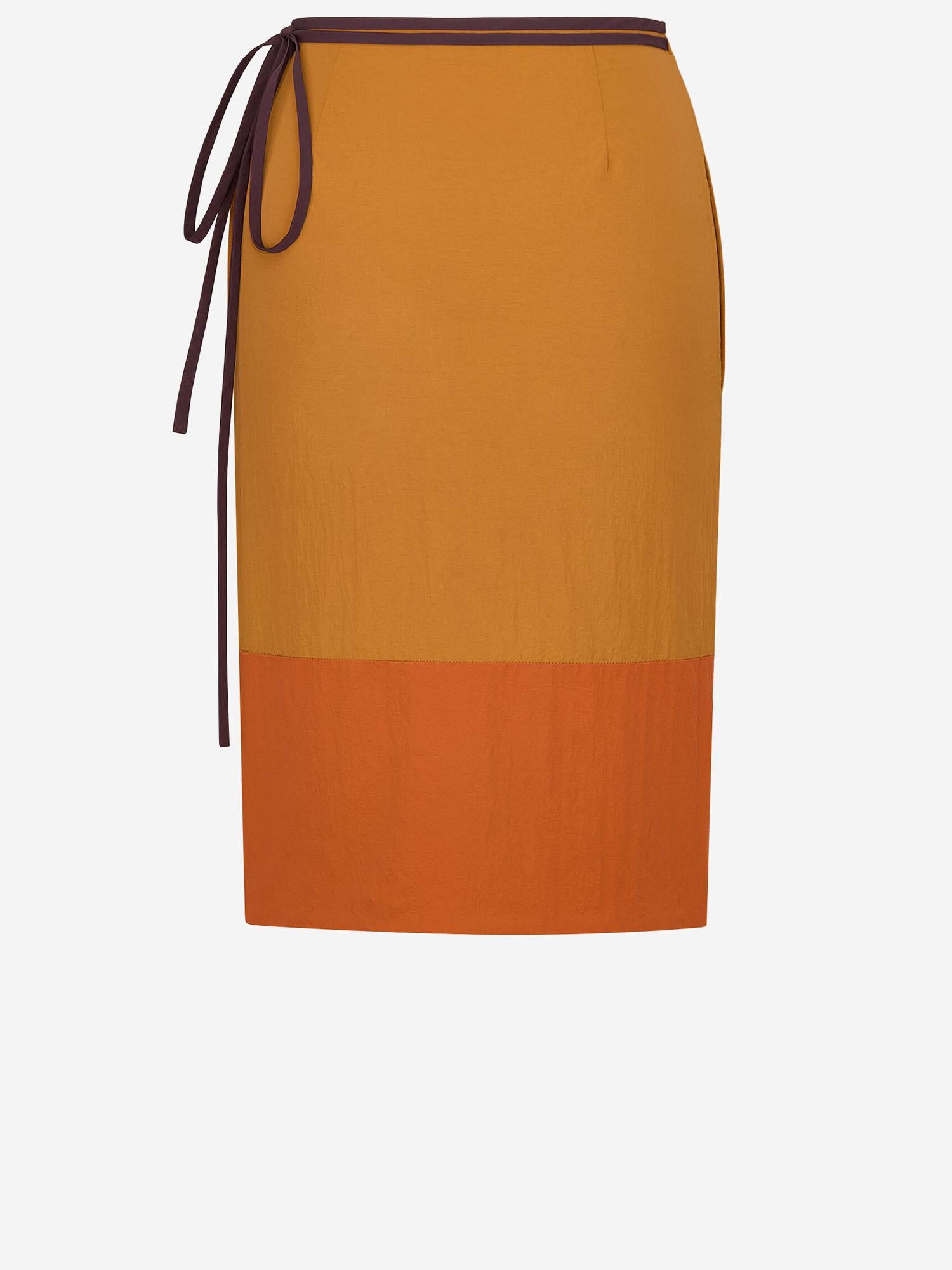 GONNA A MATITA IN NYLON 856970 Y6J182607 SAINT LAURENT 