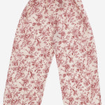 PANTALONI IN MISTO LINO CON MOTIVO FLOREALE 04618057 110 BABE & TESS KIDS 