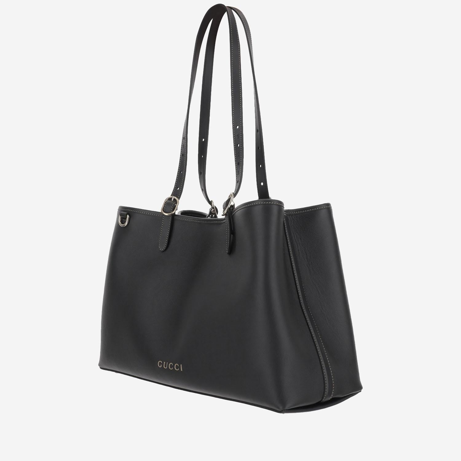 BORSA SHOPPING GG EMBLEM MEDIA 815213 AAEC21000 GUCCI 