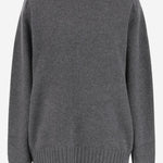 MAGLIONE IN CASHMERE 6252K21147 FLANNEL CARVEN 