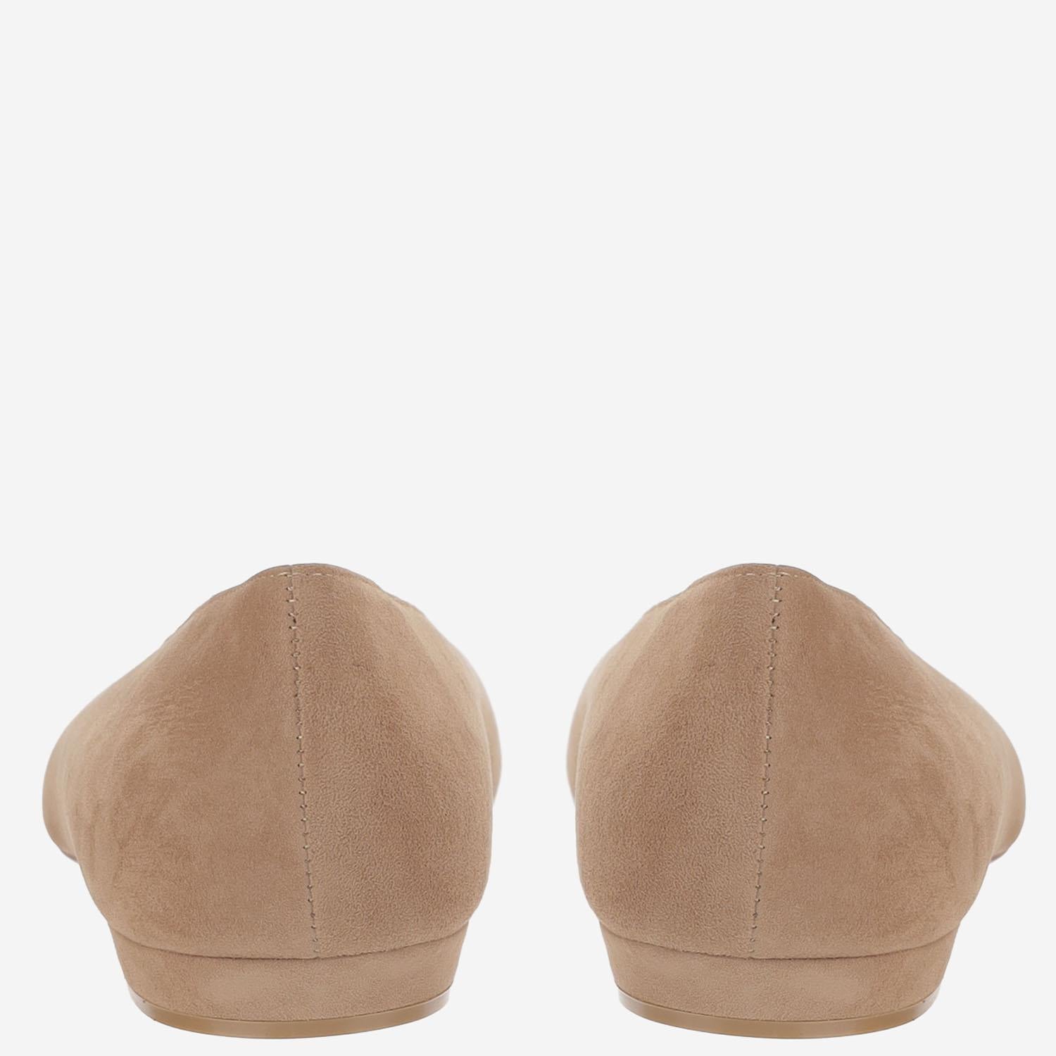 BALLERINE IN SUEDE G22334 10RICCAMPRALINE GIANVITO ROSSI 