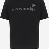 T-shirt in cotone con logo lettering 5746184074 010 AND WANDER 