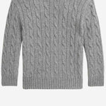 MAGLIONE A TRECCE IN LANA E CASHMERE 323877728 004 POLO RALPH LAUREN KIDS 