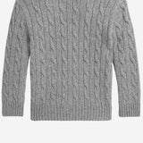 MAGLIONE A TRECCE IN LANA E CASHMERE 323877728 004 POLO RALPH LAUREN KIDS 