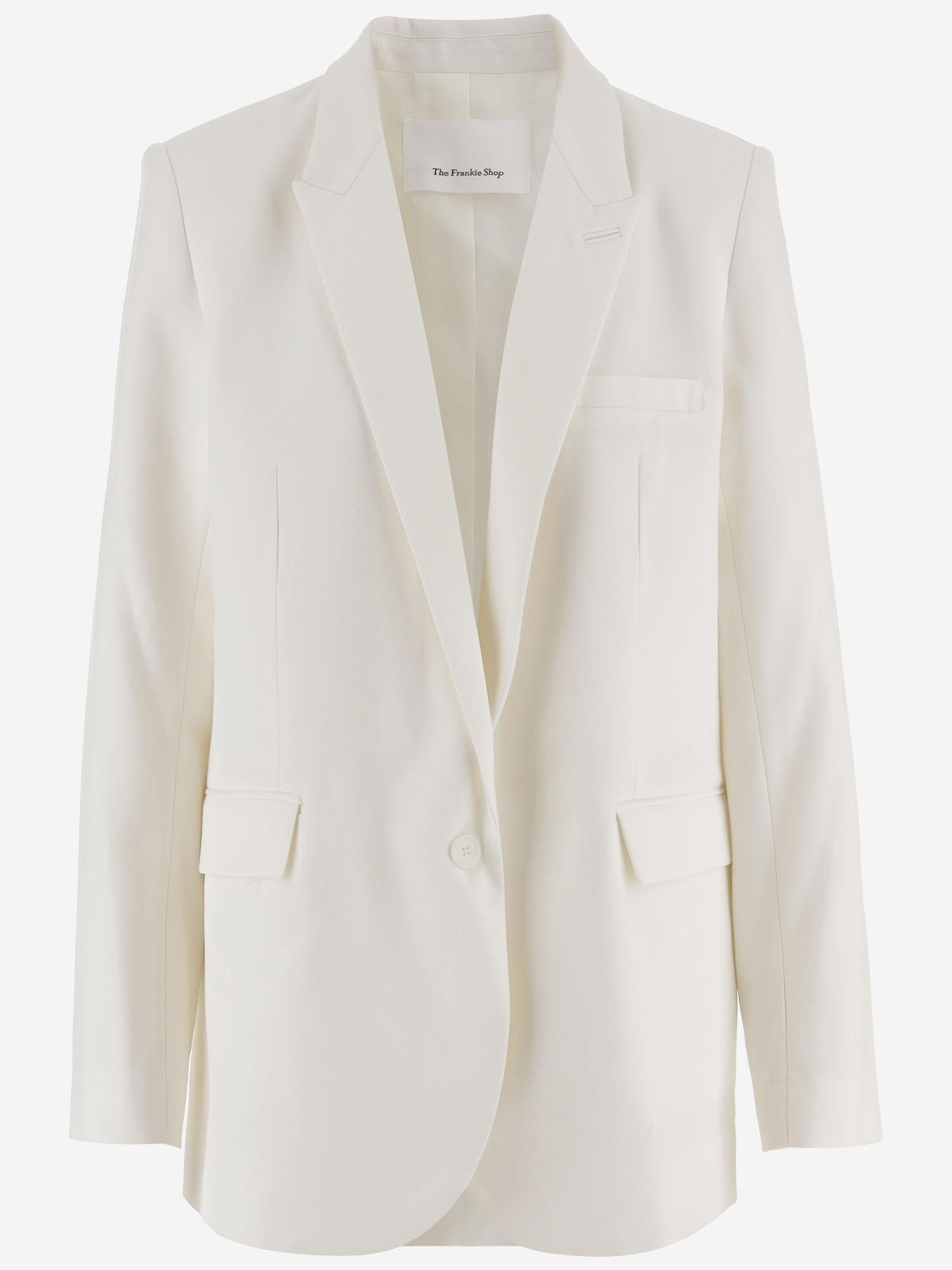 GIACCA IN MISTO LANA BLFS21862 000 THE FRANKIE SHOP 