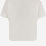 T-SHIRT IN COTONE STRETCH IN LOGO 1023694 1A178881W000 VERSACE 