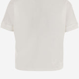 T-SHIRT IN COTONE STRETCH IN LOGO 1023694 1A178881W000 VERSACE 