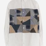 CAMICIA PATCHWORK IN COTONE HPB020W25 2 HOMME 