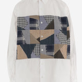 CAMICIA PATCHWORK IN COTONE HPB020W25 2 HOMME 