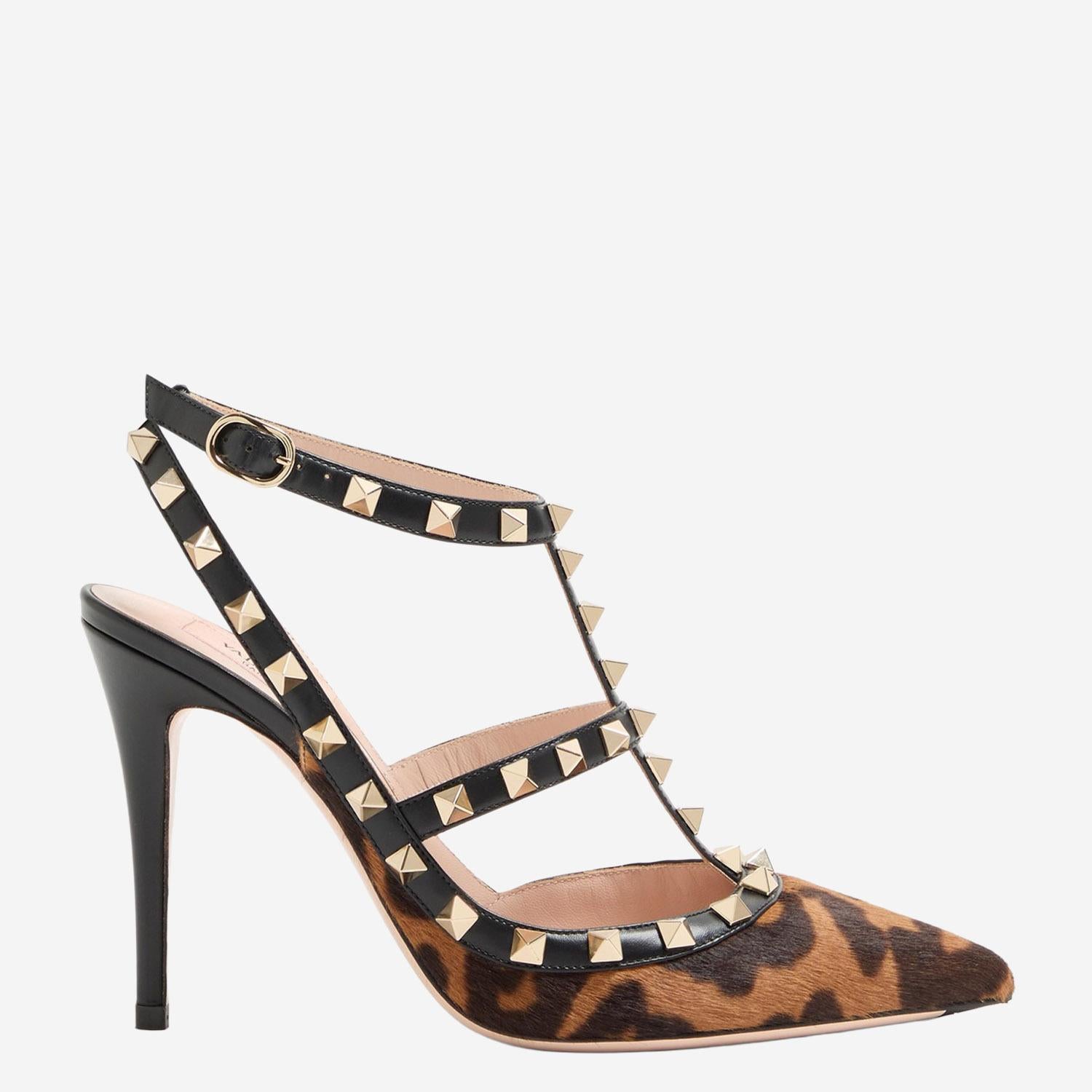 Décolleté rockstud in cavallino 7W0S0393 AMXAB7 VALENTINO GARAVANI 