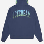 FELPA GRADIENT SMILEY IN COTONE CON LOGO IC25344 NAVY ICECREAM 