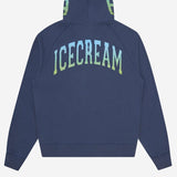 FELPA GRADIENT SMILEY IN COTONE CON LOGO IC25344 NAVY ICECREAM 