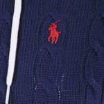 FELPA IN COTONE CON LAVORAZIONE A TRECCE 211959124 001 POLO RALPH LAUREN 