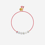BRACCIALE SHELL CON PERLE IN VETRO SHELLPOWER  SORBET ISLAND 