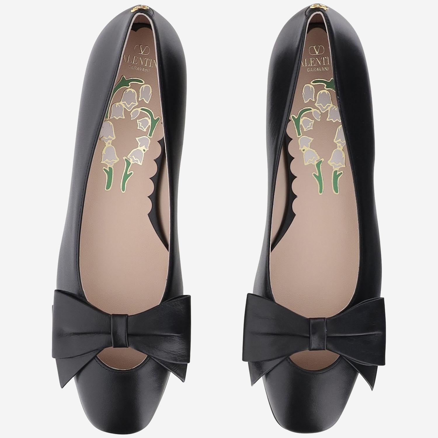 Ballerine Bowow in pelle lucida 7W0S0MS0 DDT0NO VALENTINO GARAVANI 