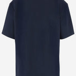 T-SHIRT IN COTONE AUTRY X MAISON KITSUNE TSPXMK2B BLUE AUTRY 