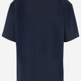 T-SHIRT IN COTONE AUTRY X MAISON KITSUNE TSPXMK2B BLUE AUTRY 