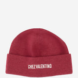 BEANIE IN COTONE E LANA CON LOGO 7Y2HB02R FZL1R0 VALENTINO GARAVANI 