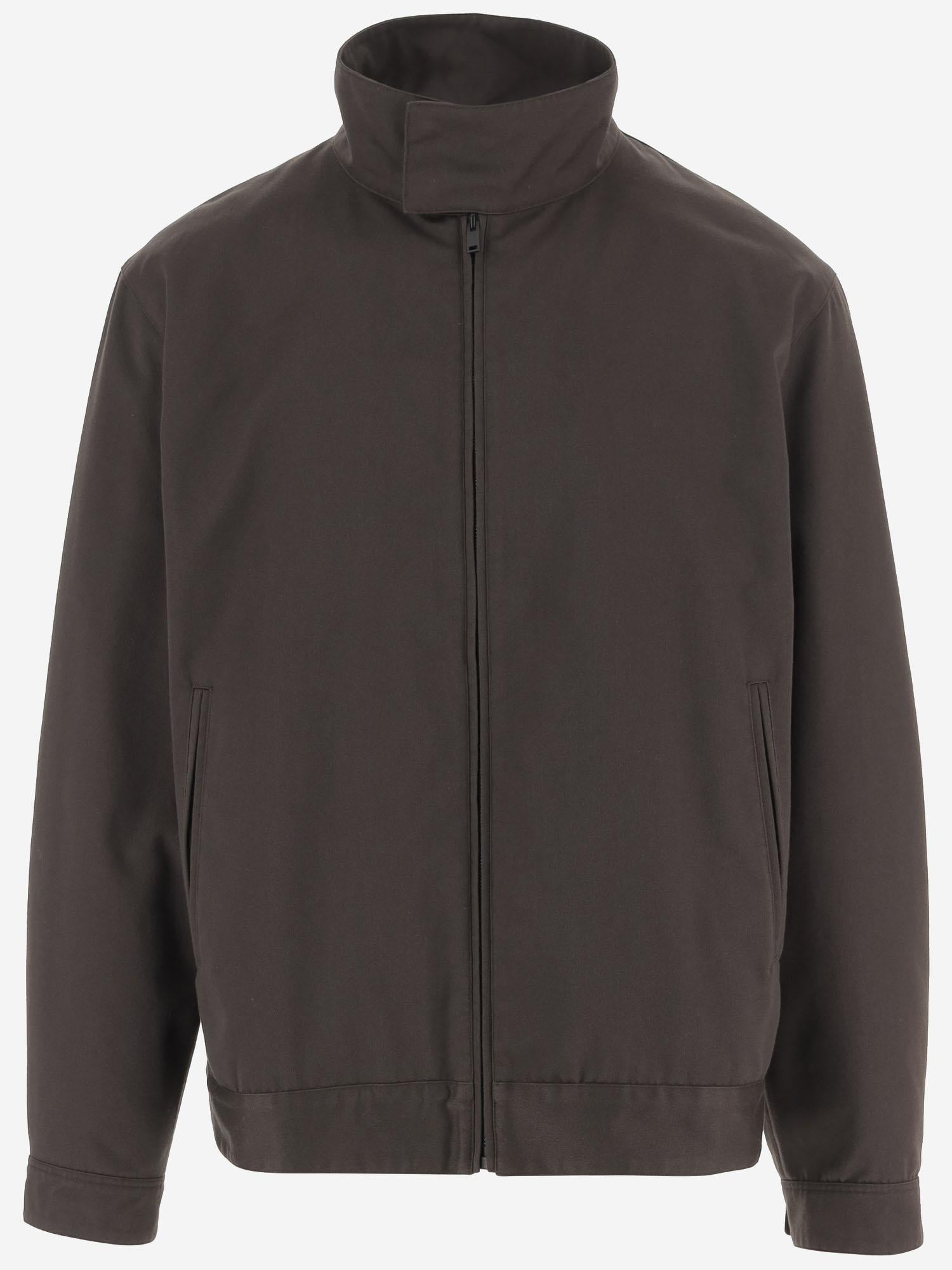 GIACCA OZELLO IN MISTO COTONE 1388W5066 DBR THE ROW 