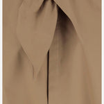 CAMICIA IN COTONE CON FIOCCO 6252K21103 OCHRE CARVEN 