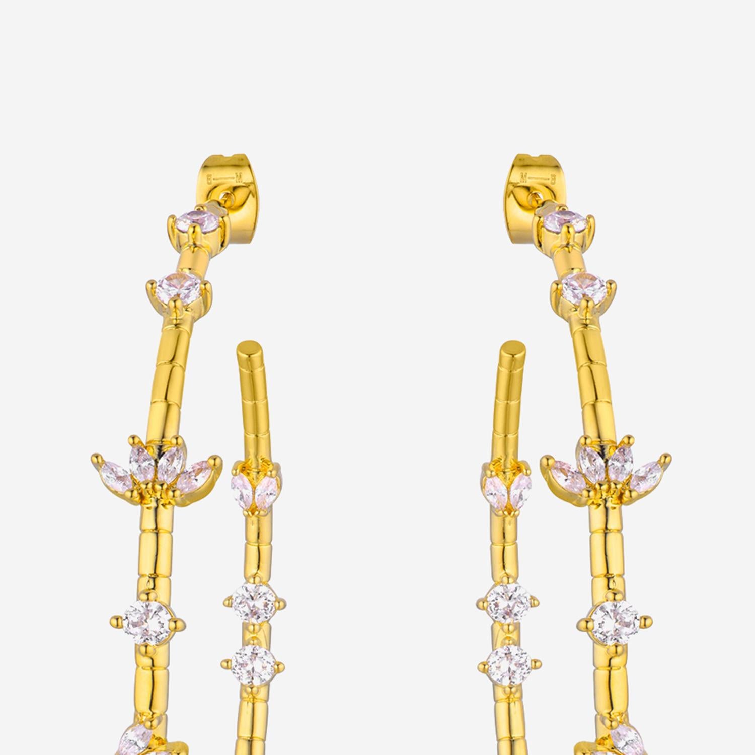 Orecchini MAGNOLIA HOOPS BO355G GOLD MYA BAY 