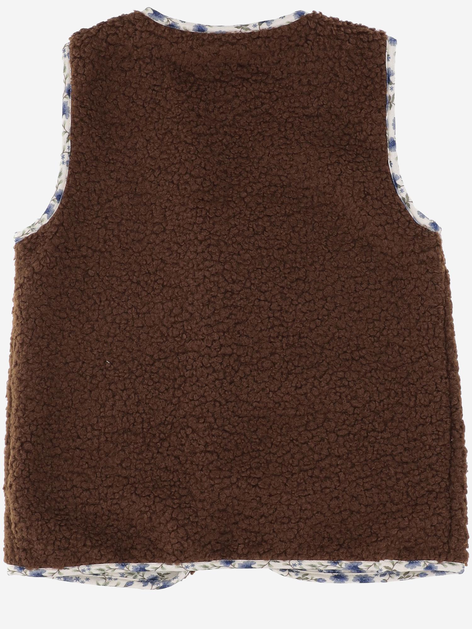 GILET IN PELLICCIA SINTETICA 16548060 288 BABE & TESS KIDS 