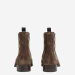 STIVALETTI IN SUEDE CON LOGO 864474 AAGGO2161 GUCCI 