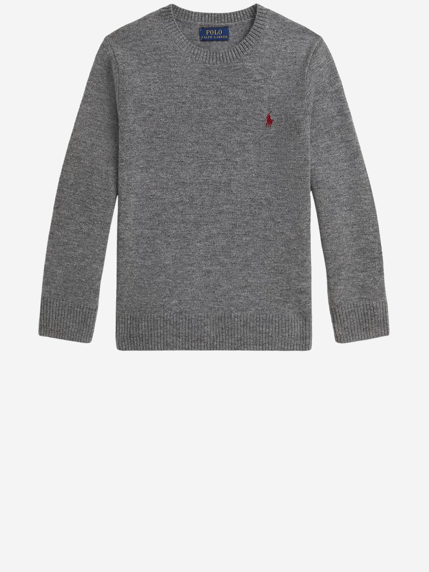 MAGLIA IN LANA CON LOGO 323951349 007 POLO RALPH LAUREN KIDS 