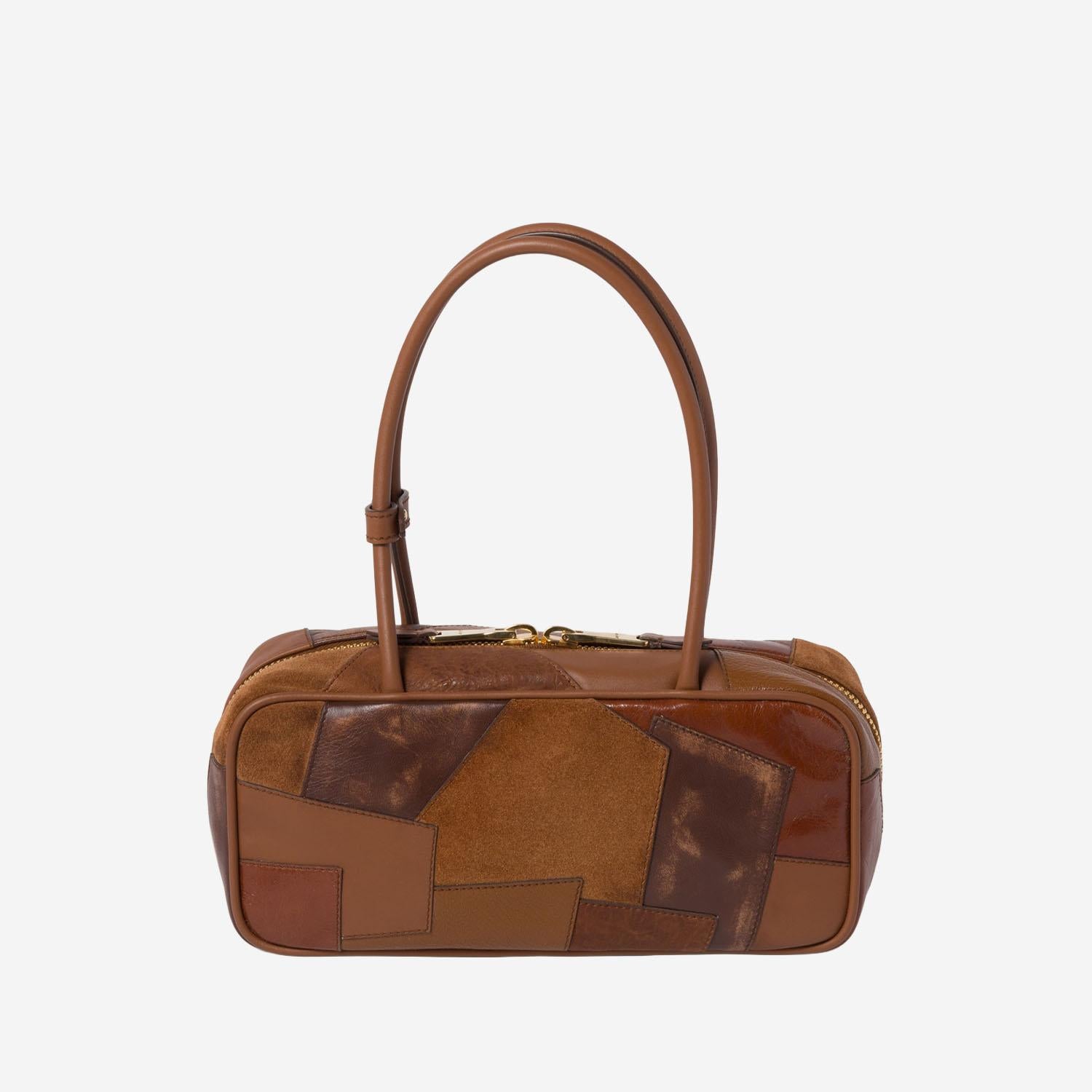 BORSA BEAU IN PELLE PATCH 5BB173 2CRIF0046 MIU MIU 