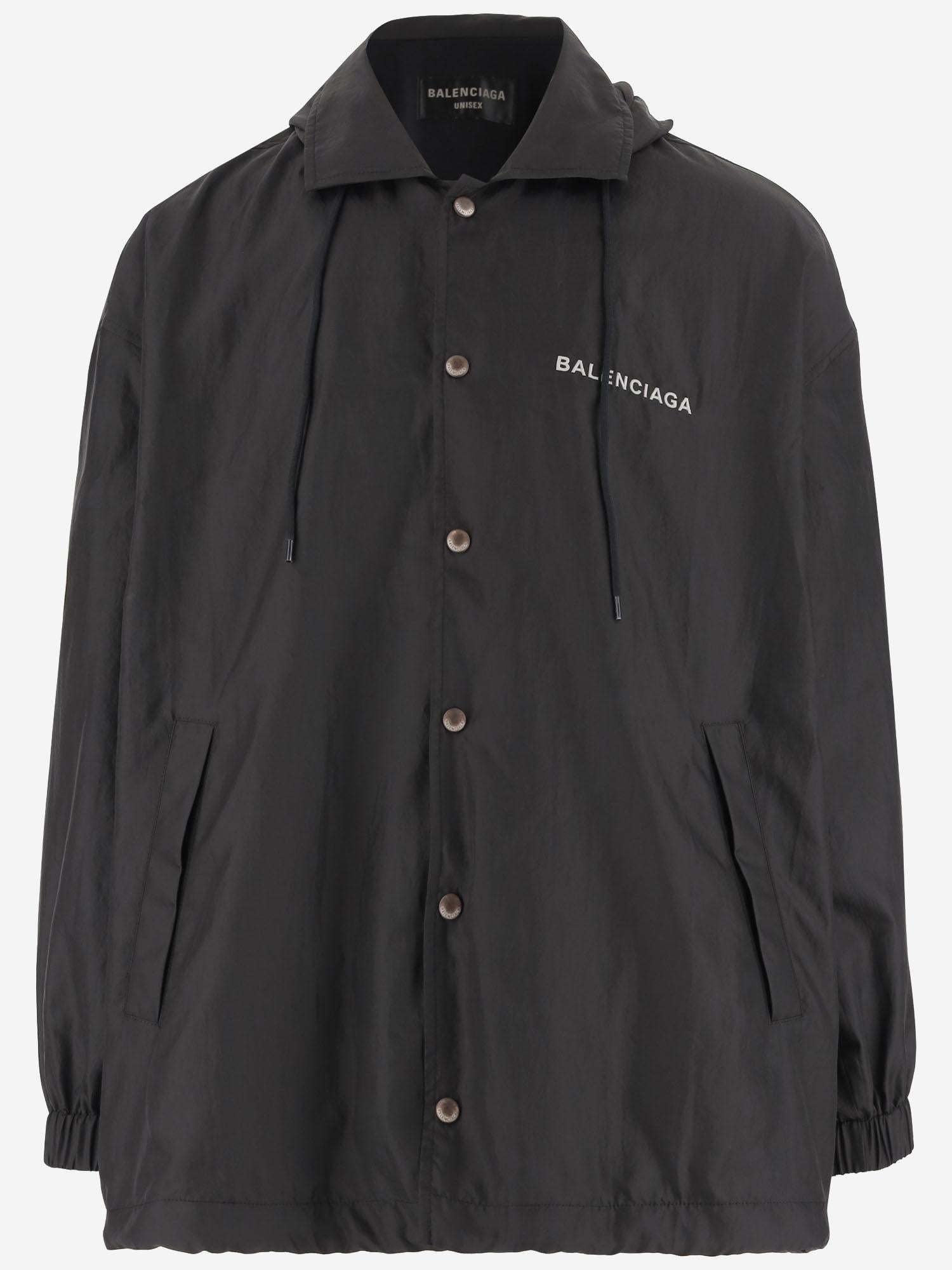 GIUBBOTTO IN NYLON CON LOGO BALENCIAGA 839071 TSO351000 BALENCIAGA 