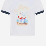 T-SHIRT IN COTONE CON LOGO S6MSJGTH016 183 MSGM KIDS 